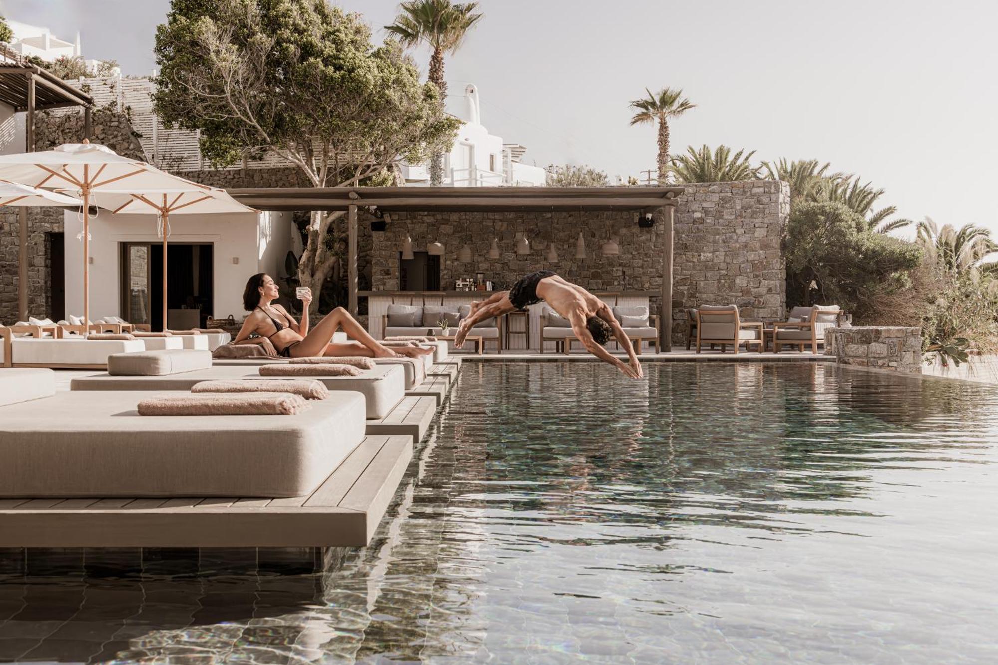 Enigma Mykonos Hideaway Suites Ornos  Luaran gambar